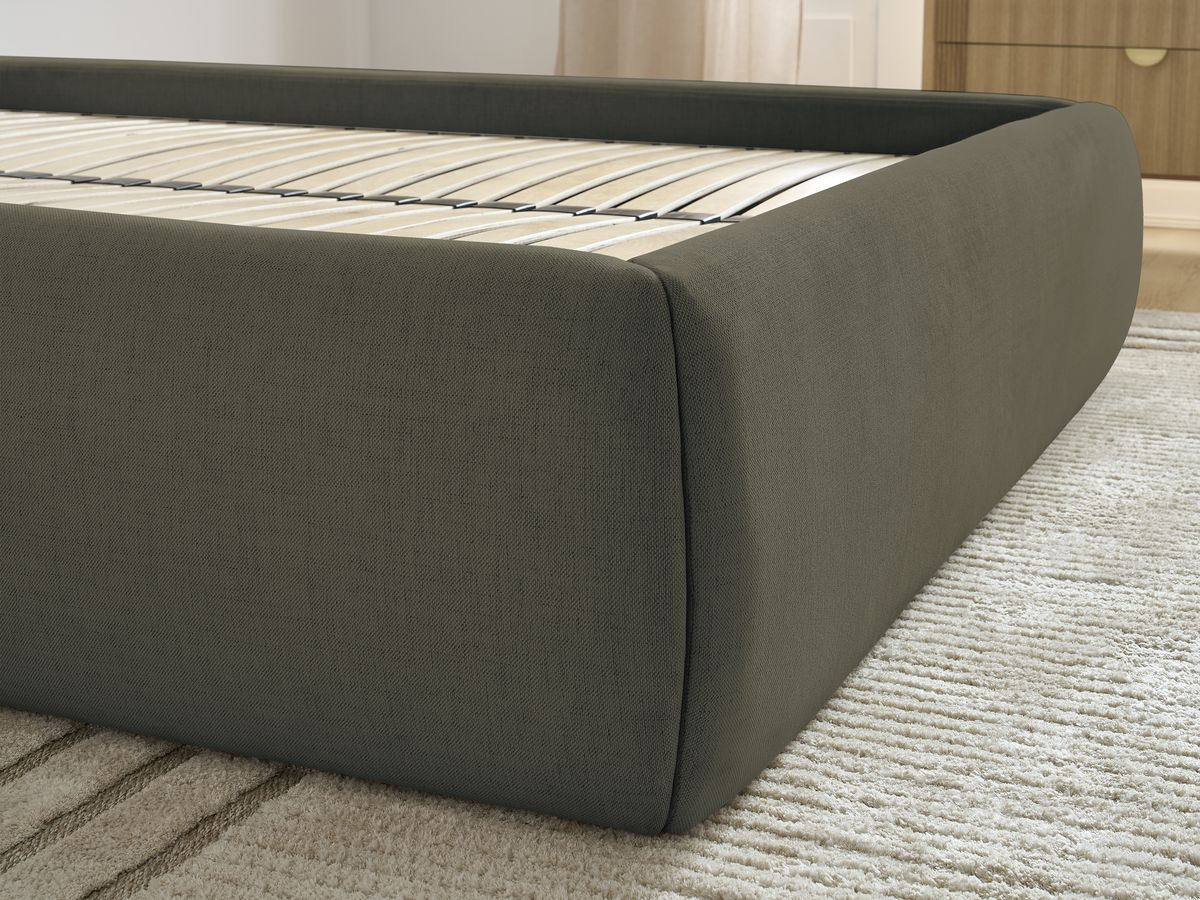 Sommier coffre INERA tissu lisse