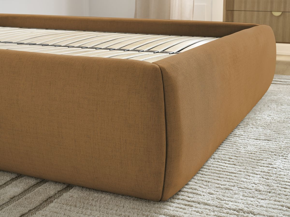 Sommier coffre INERA tissu lisse