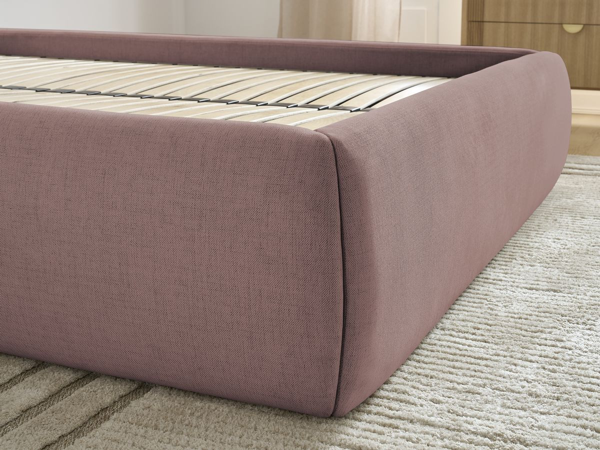 Sommier coffre INERA tissu lisse