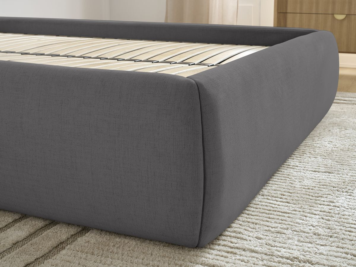 INERA gladde stoffen opbergboxspring