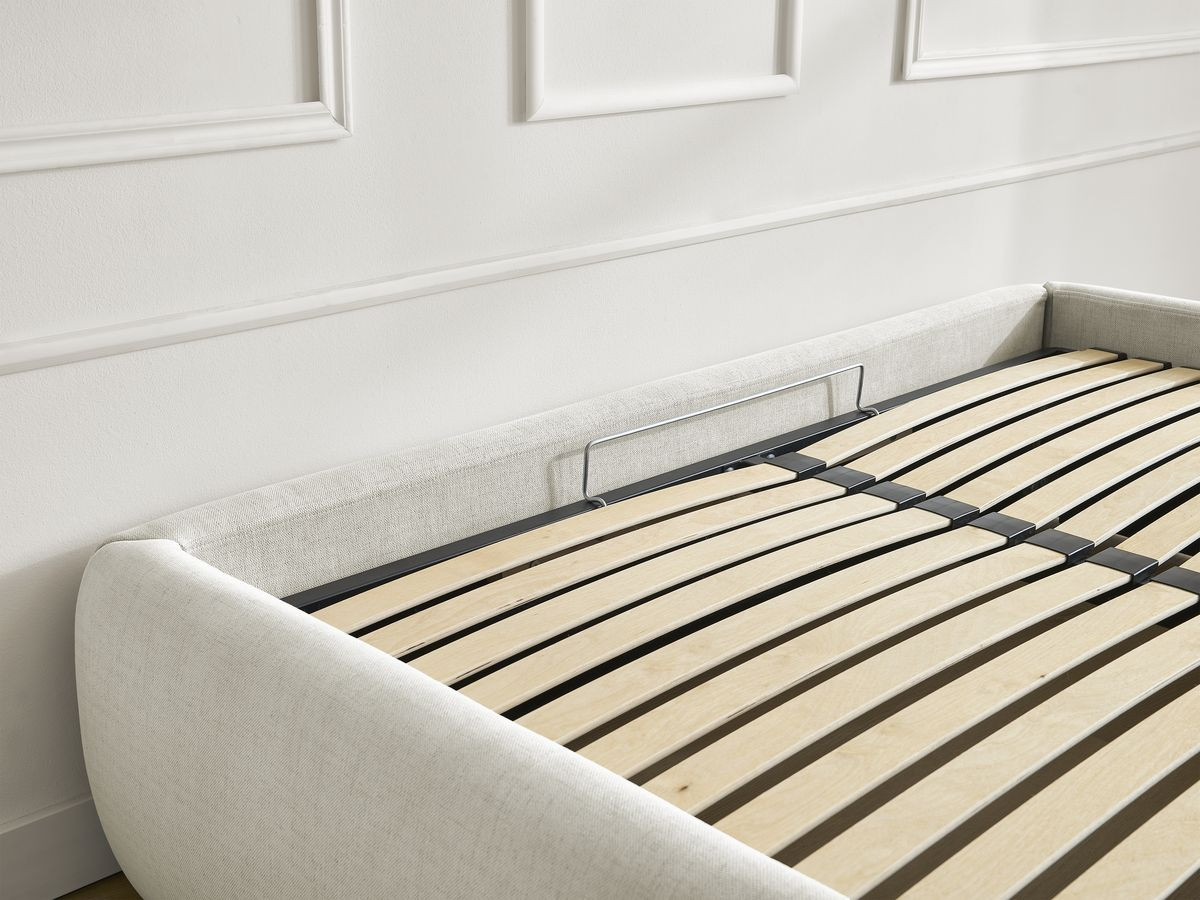 INERA gladde stoffen opbergboxspring