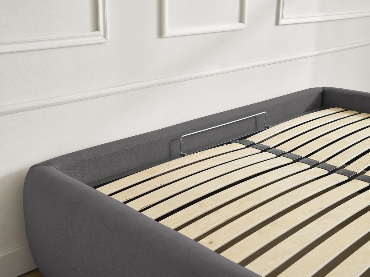 INERA gladde stoffen opbergboxspring