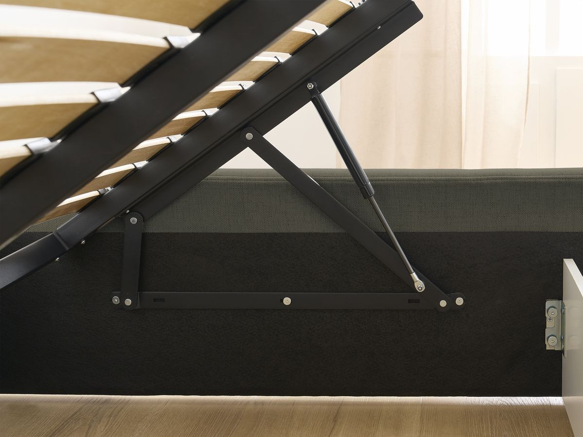 Sommier coffre INERA tissu lisse