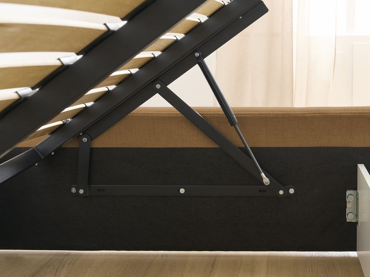 Sommier coffre INERA tissu lisse