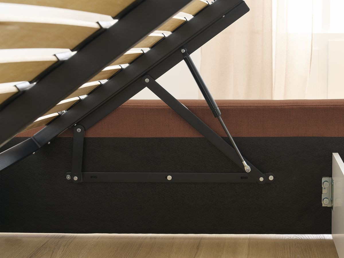 INERA gladde stoffen opbergboxspring