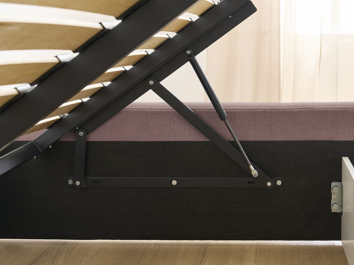 Sommier coffre INERA tissu lisse