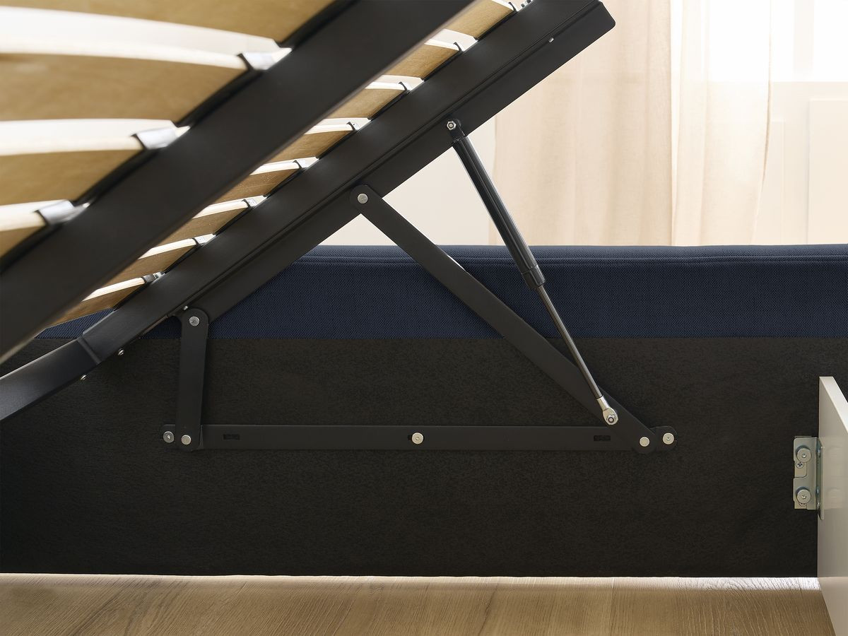 Sommier coffre INERA tissu lisse