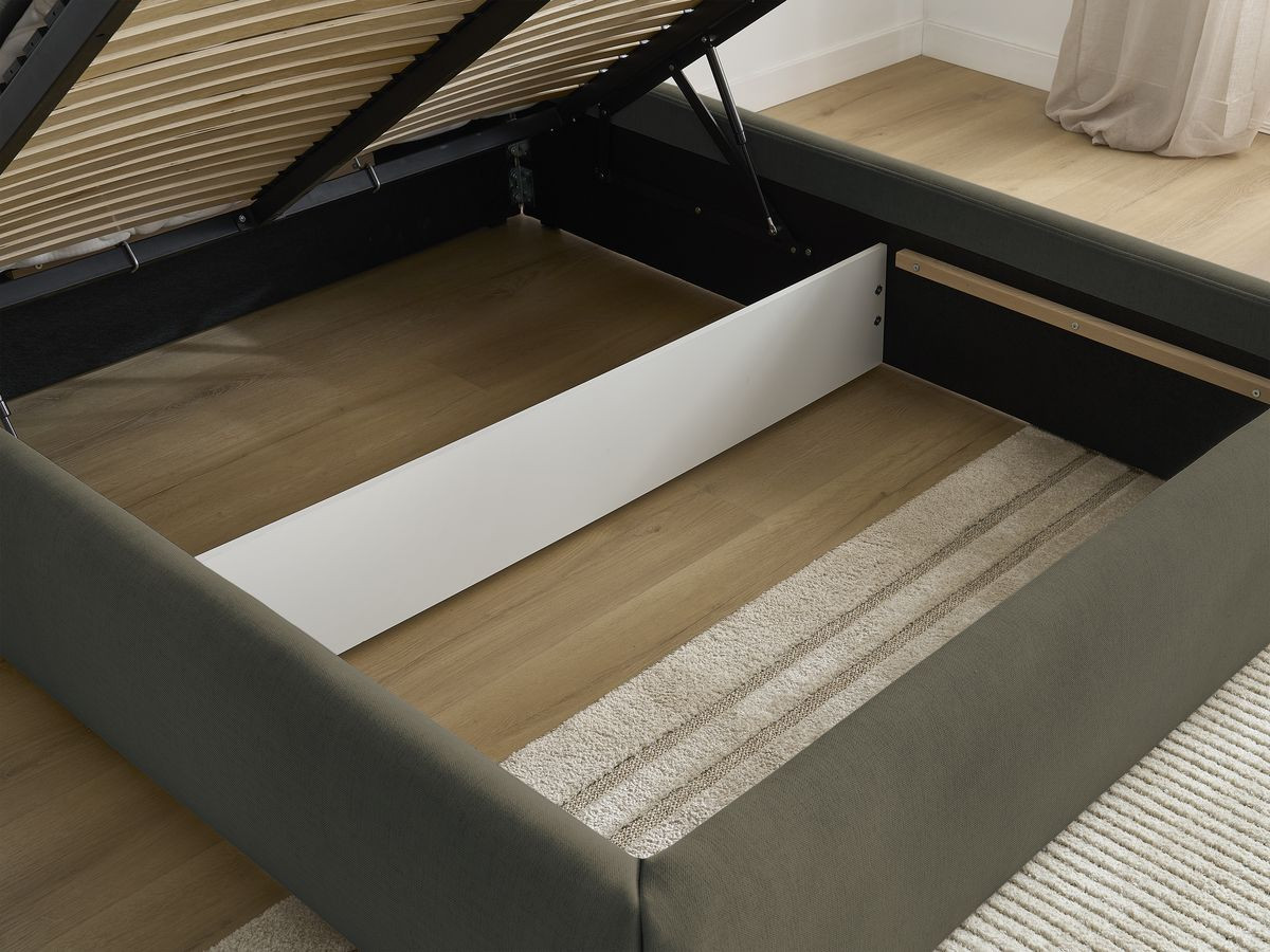 Sommier coffre INERA tissu lisse