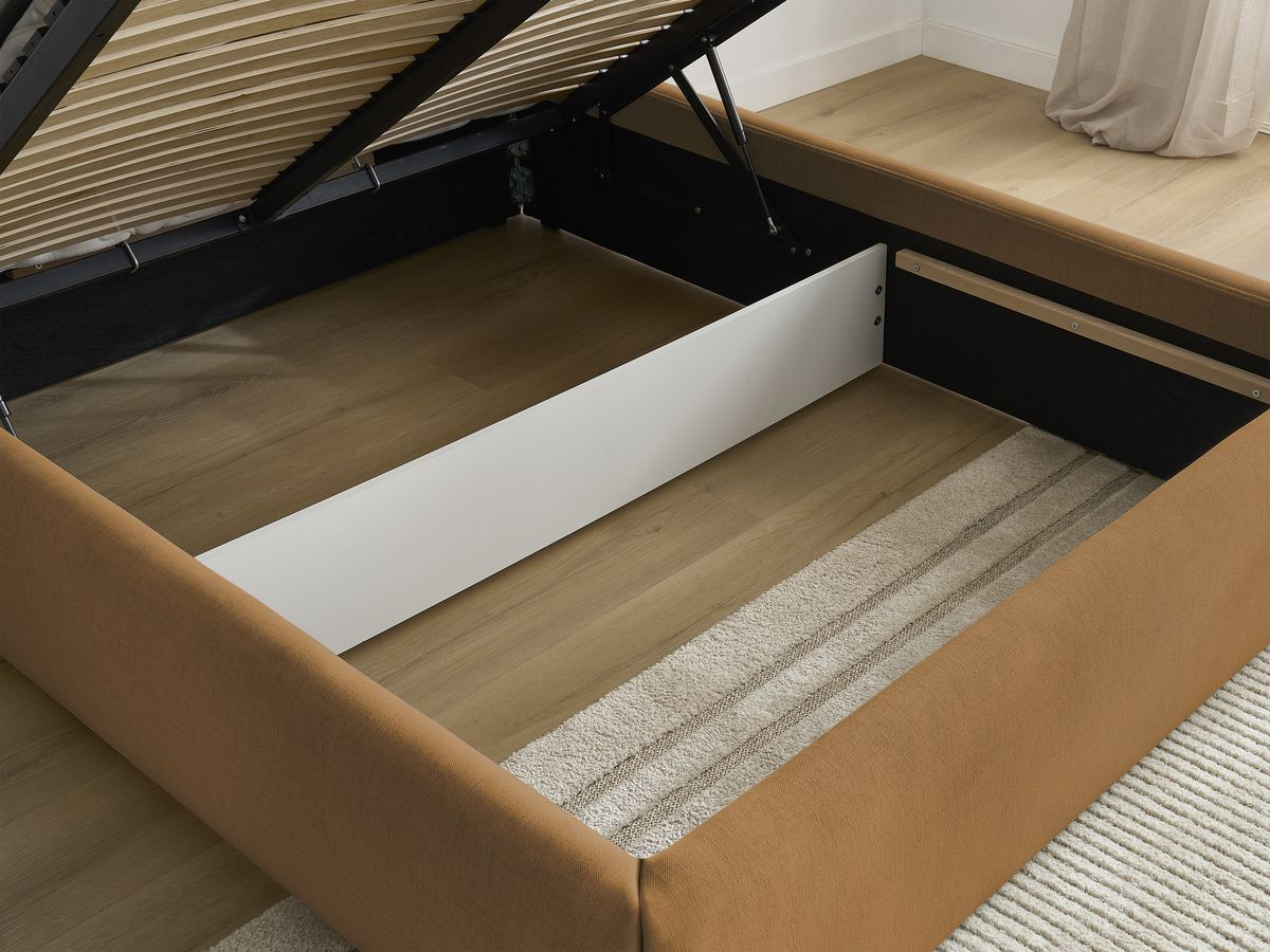 Sommier coffre INERA tissu lisse