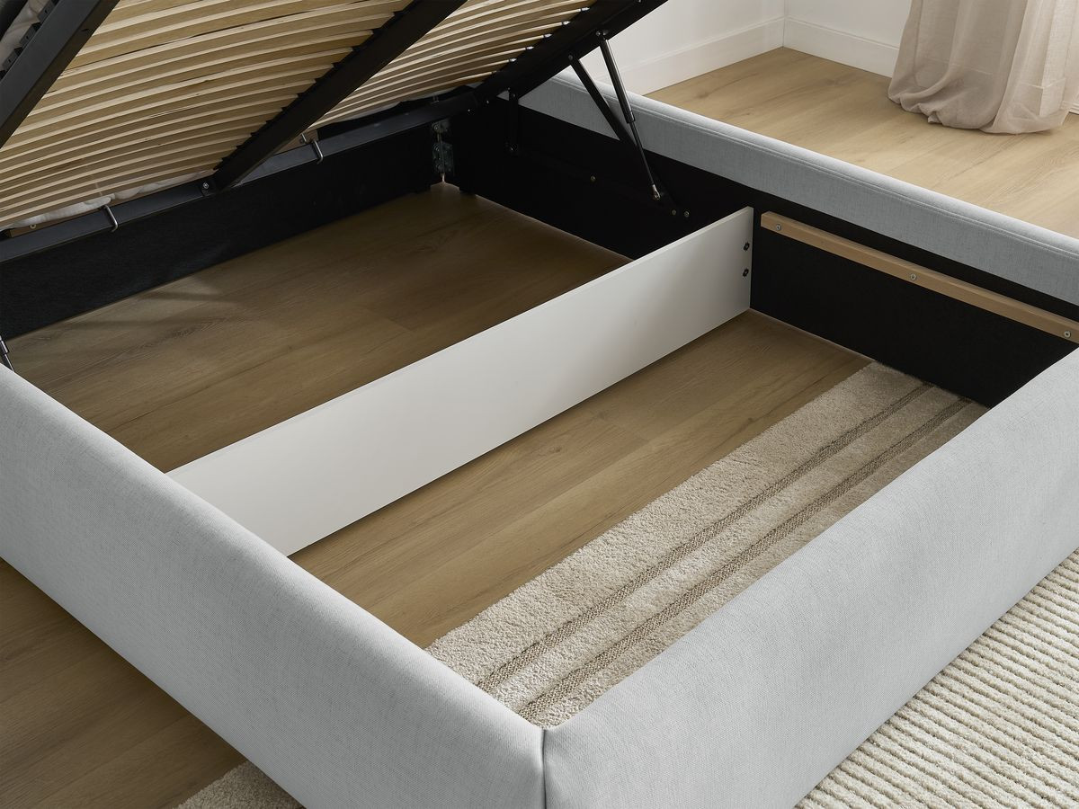 Sommier coffre INERA tissu lisse