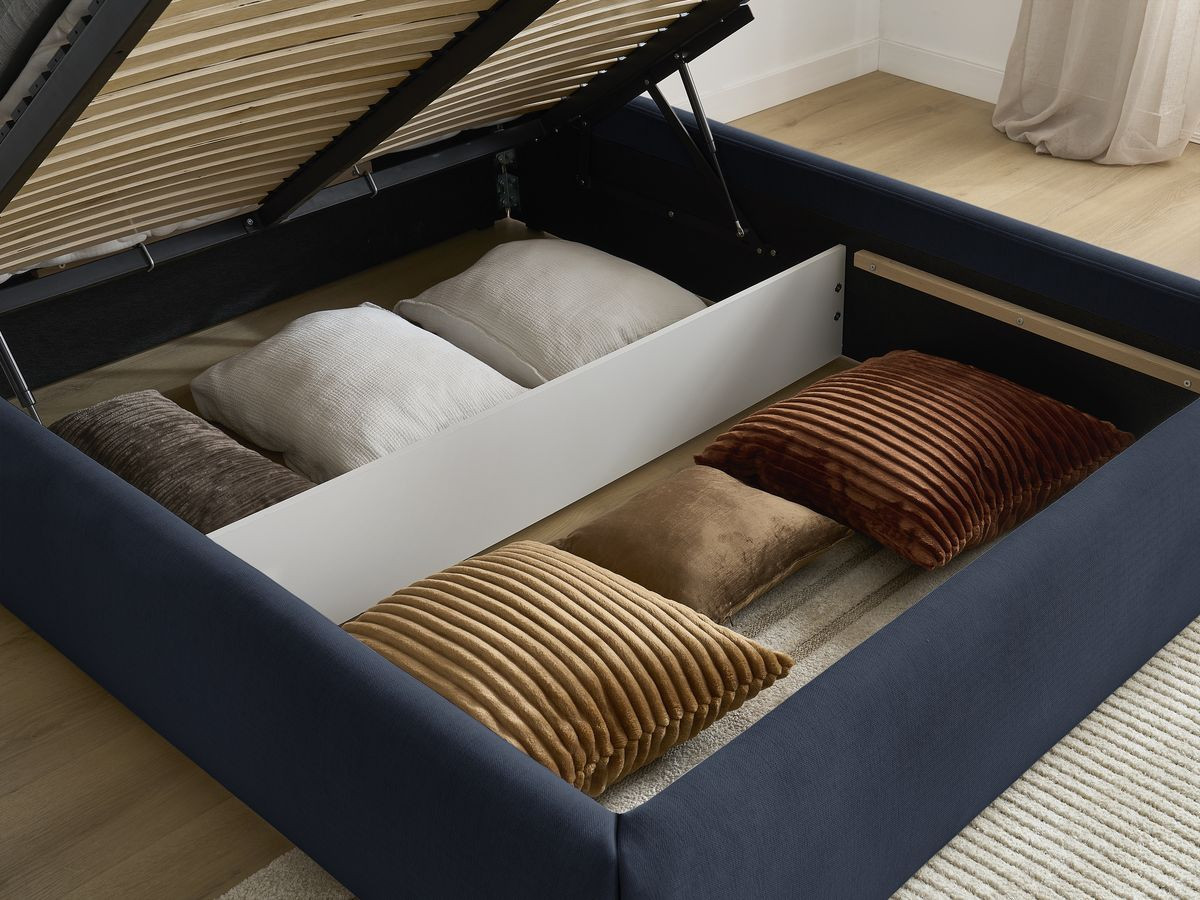 Sommier coffre INERA tissu lisse