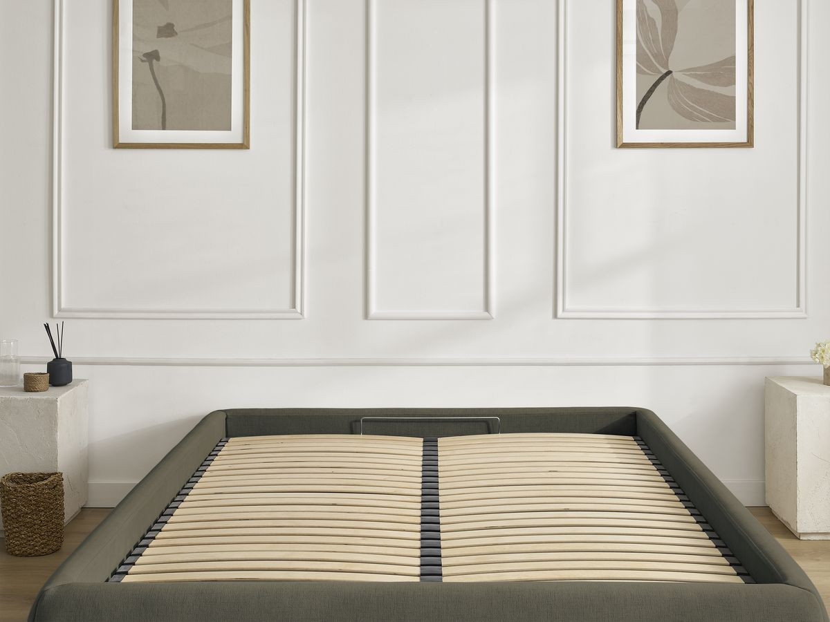 Sommier coffre INERA tissu lisse