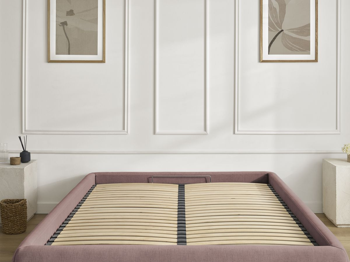 Sommier coffre INERA tissu lisse