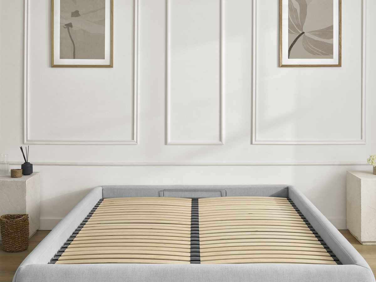 Sommier coffre INERA tissu lisse