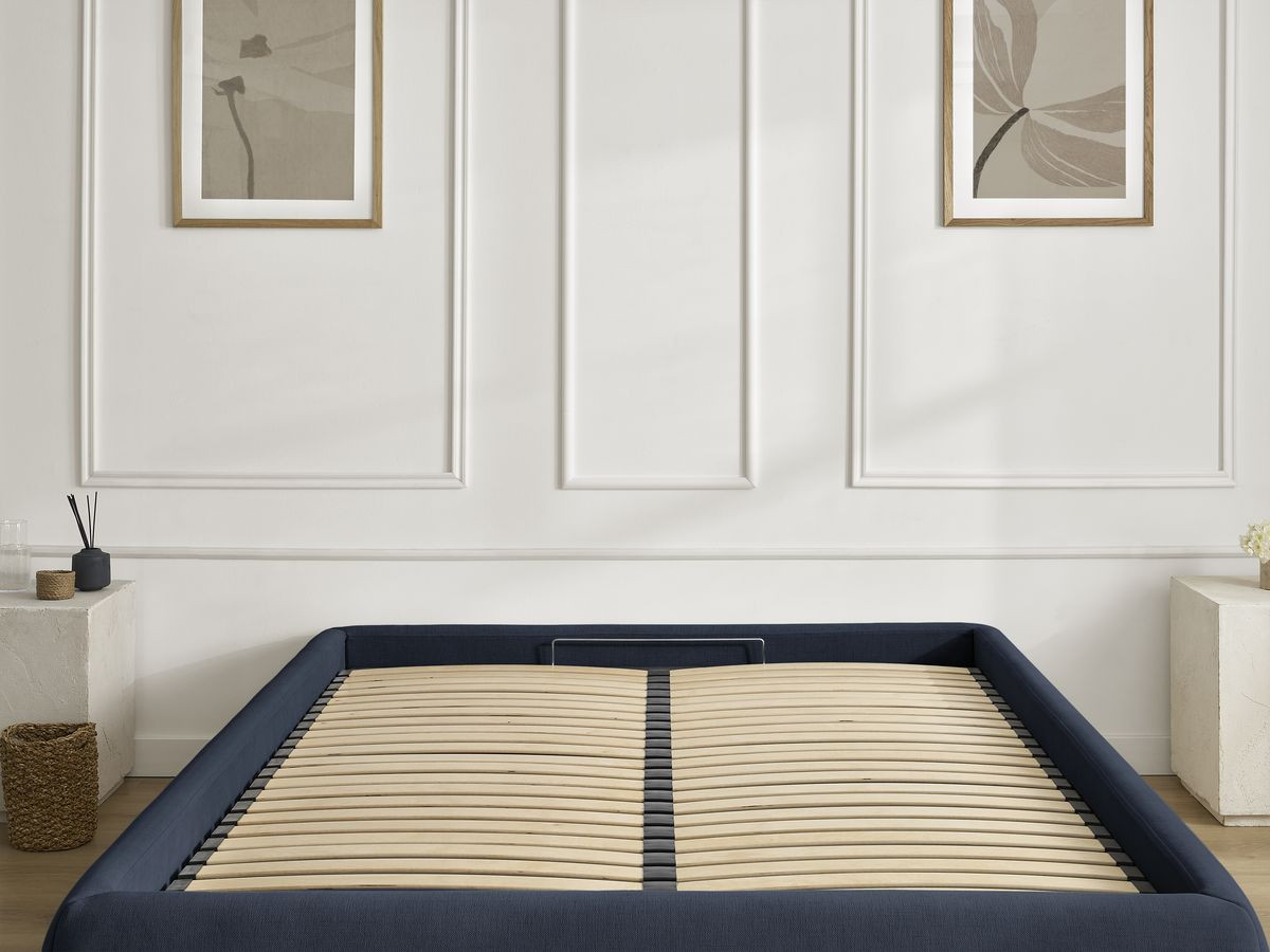 Sommier coffre INERA tissu lisse