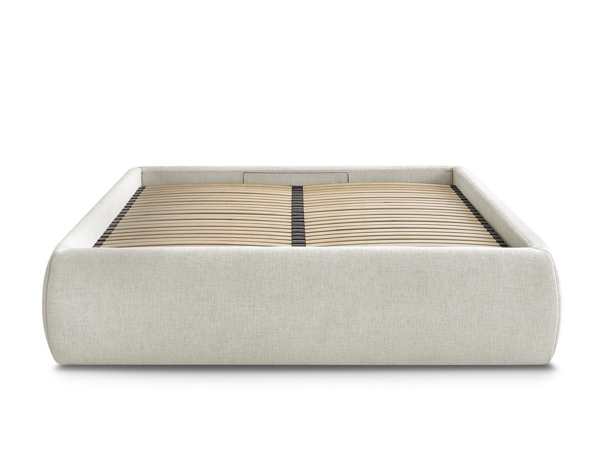 INERA gladde stoffen opbergboxspring
