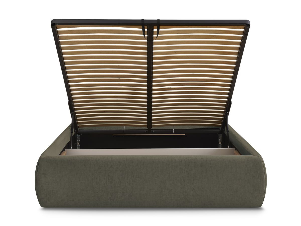 Sommier coffre INERA tissu lisse