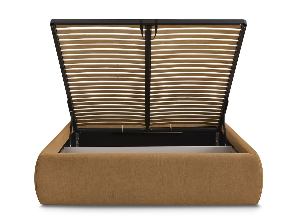 Sommier coffre INERA tissu lisse