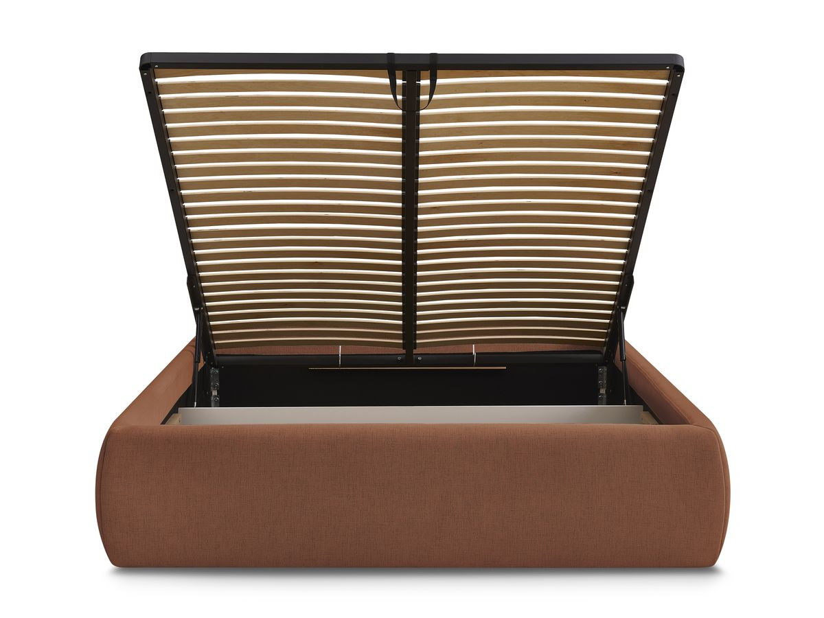 INERA gladde stoffen opbergboxspring