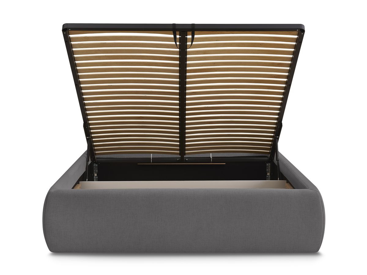 INERA gladde stoffen opbergboxspring