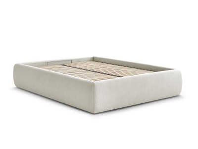 Sommier coffre INERA tissu lisse