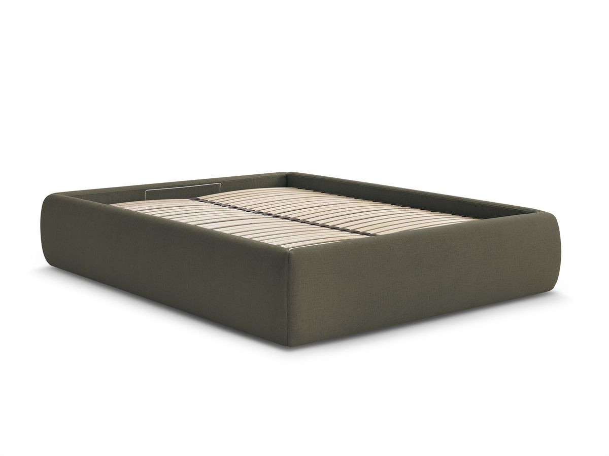 Sommier coffre INERA tissu lisse