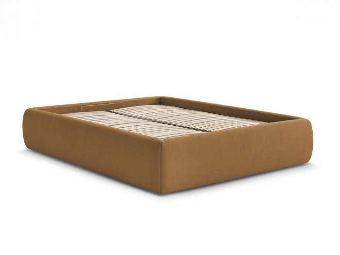 Sommier coffre INERA tissu lisse