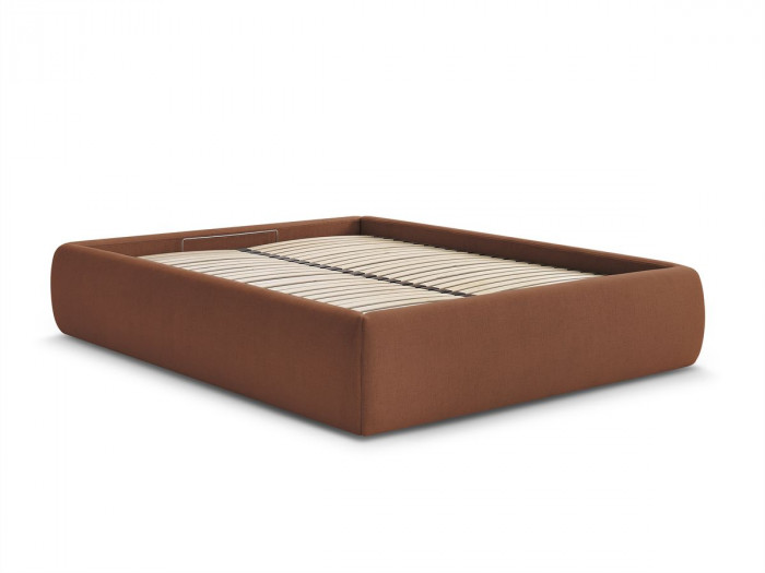 Sommier coffre INERA tissu lisse
