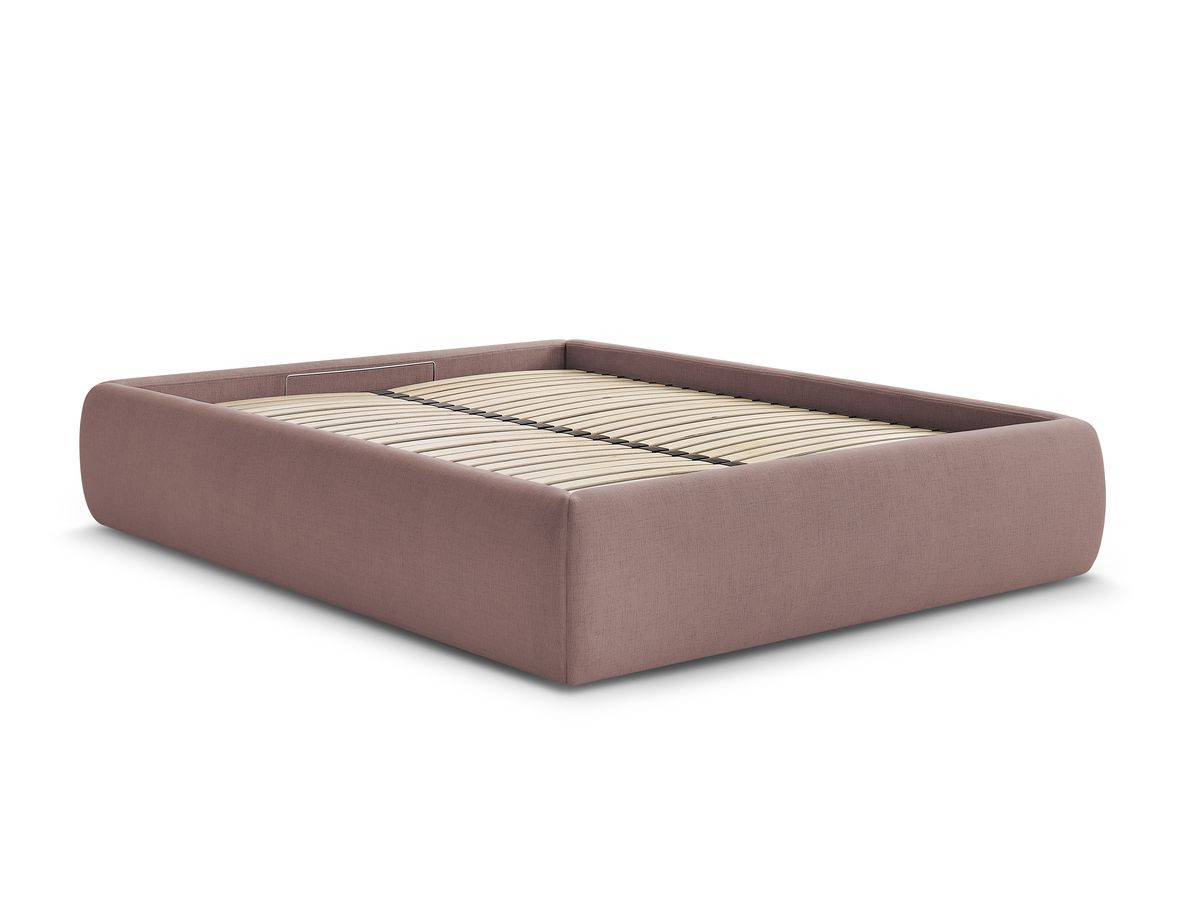 Sommier coffre INERA tissu lisse