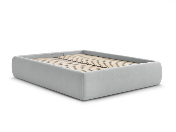 Sommier coffre INERA tissu lisse