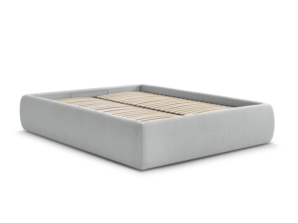 Sommier coffre INERA tissu lisse