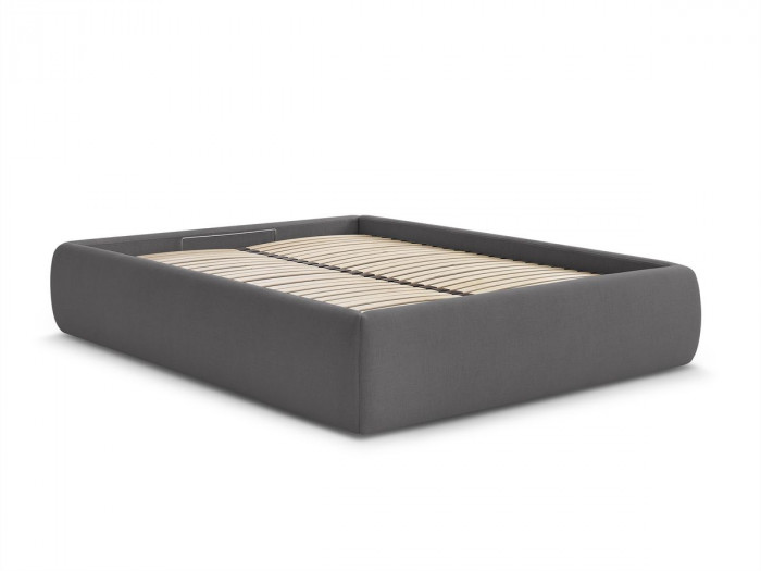 Sommier coffre INERA tissu lisse