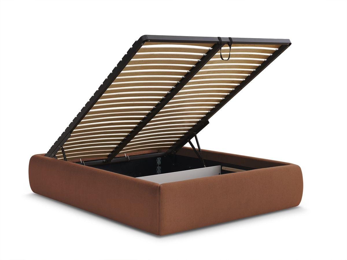 INERA gladde stoffen opbergboxspring