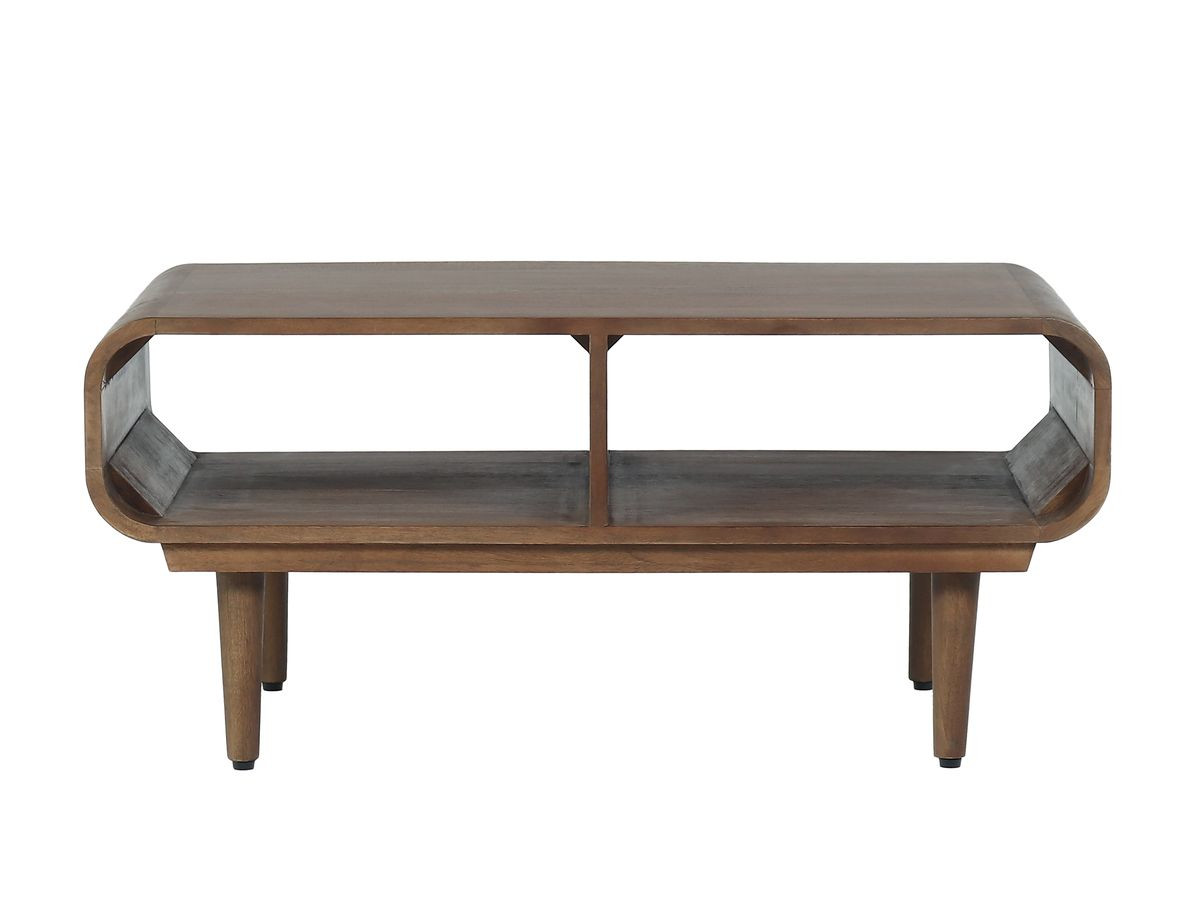 Salontafel 90 cm BRUNE massief mangohout