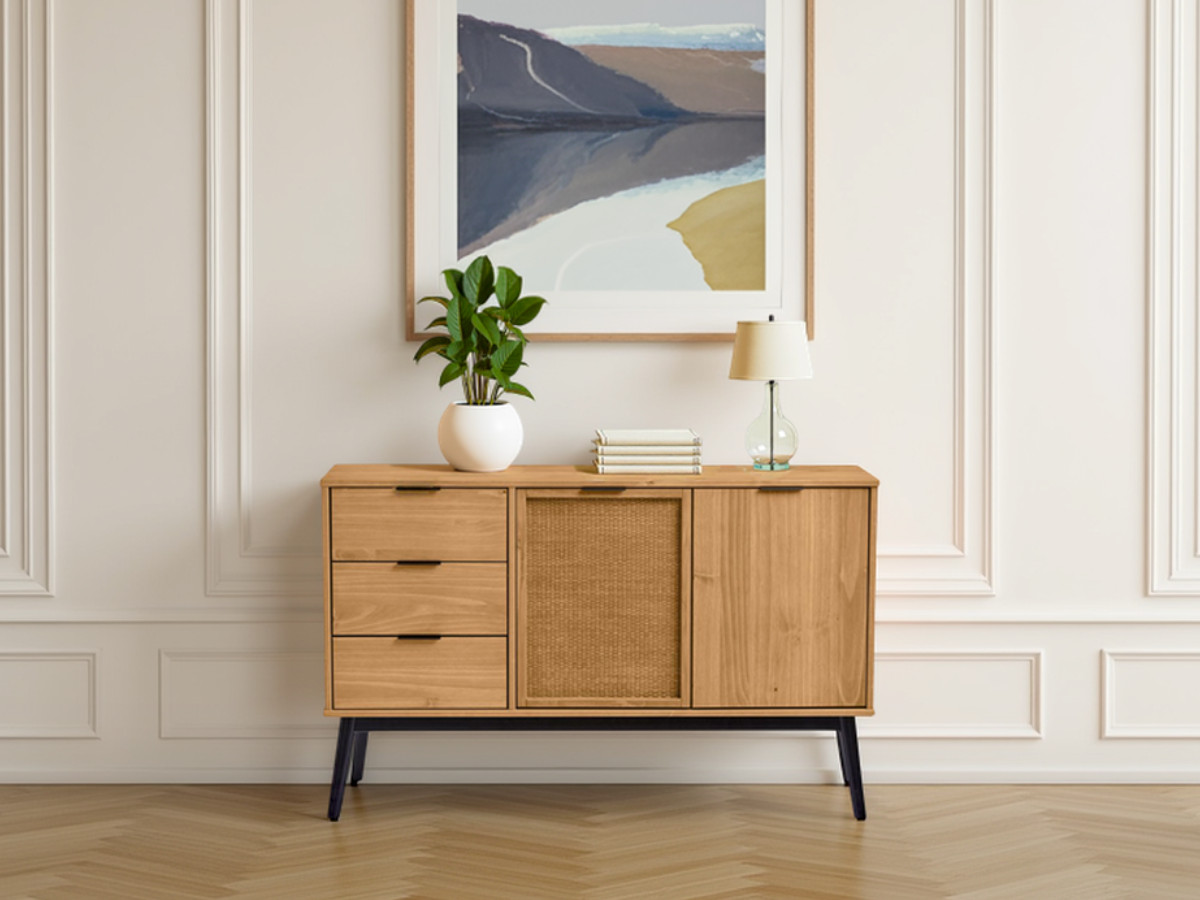 Buffet 130 cm YOKO Bois clair