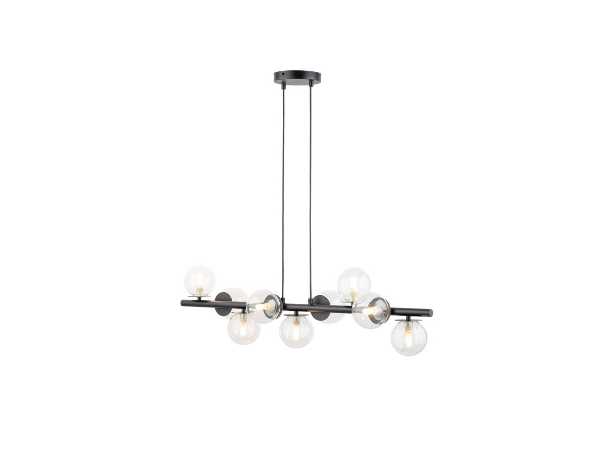 tya stalen kroonluchter gekleurd zwart