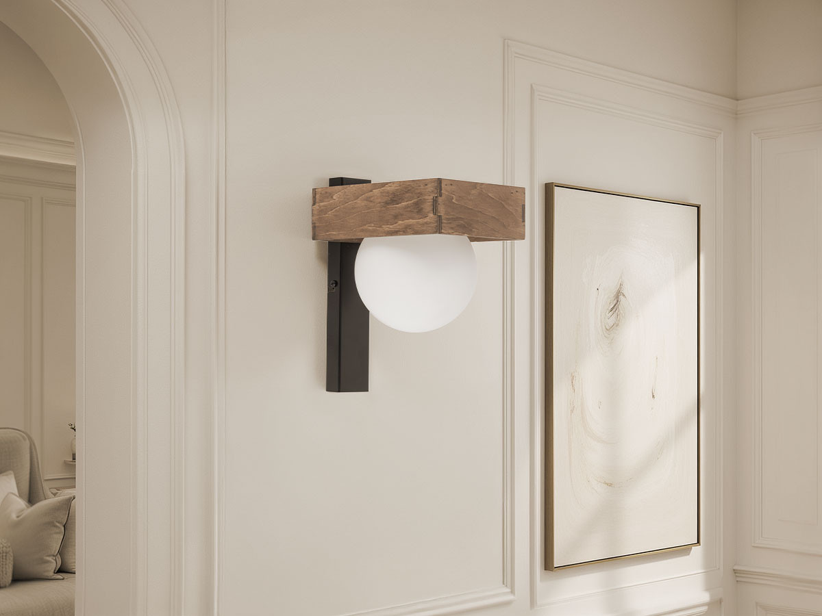 KEDAH stalen wandlamp