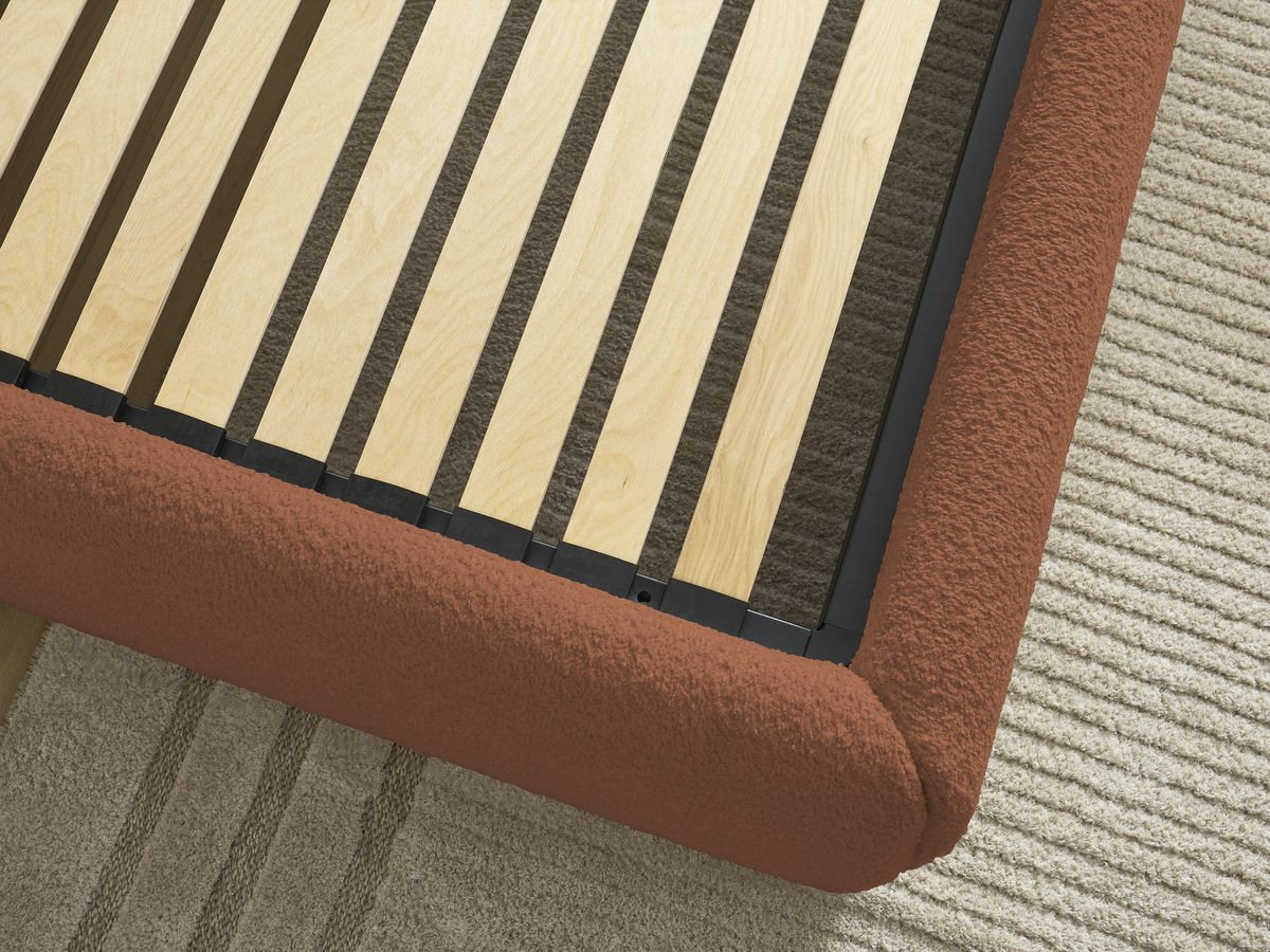 Sommier coffre INERA tissu bouclette