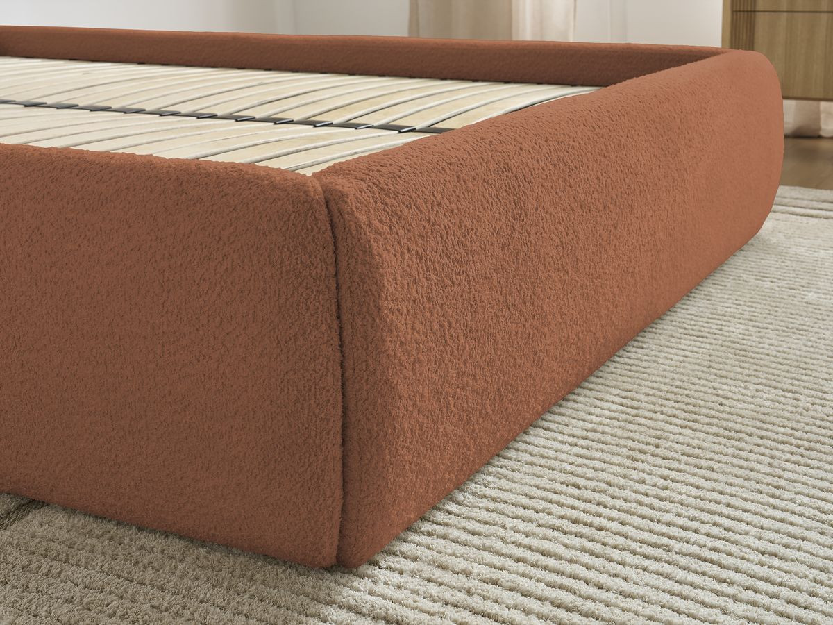 Sommier coffre INERA tissu bouclette