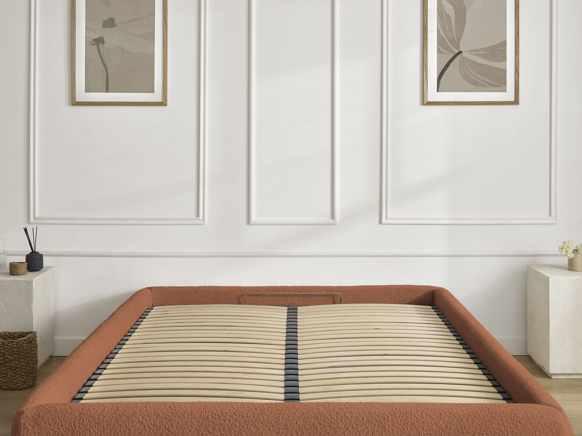 Sommier coffre INERA tissu bouclette