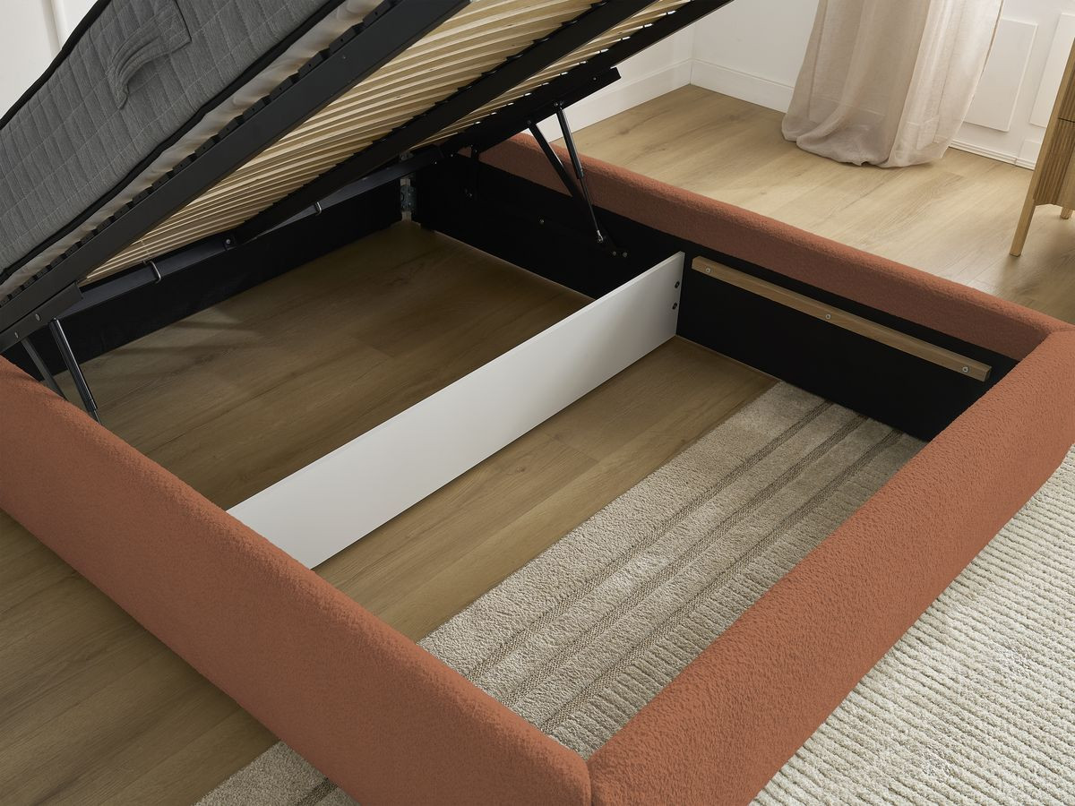 Sommier coffre INERA tissu bouclette