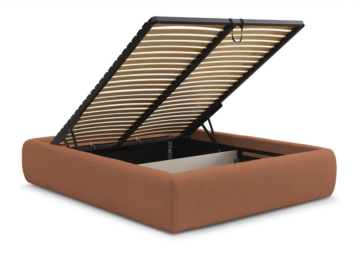 Sommier coffre INERA tissu bouclette