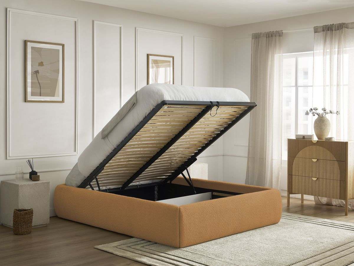 INERA opbergboxspring in badstof