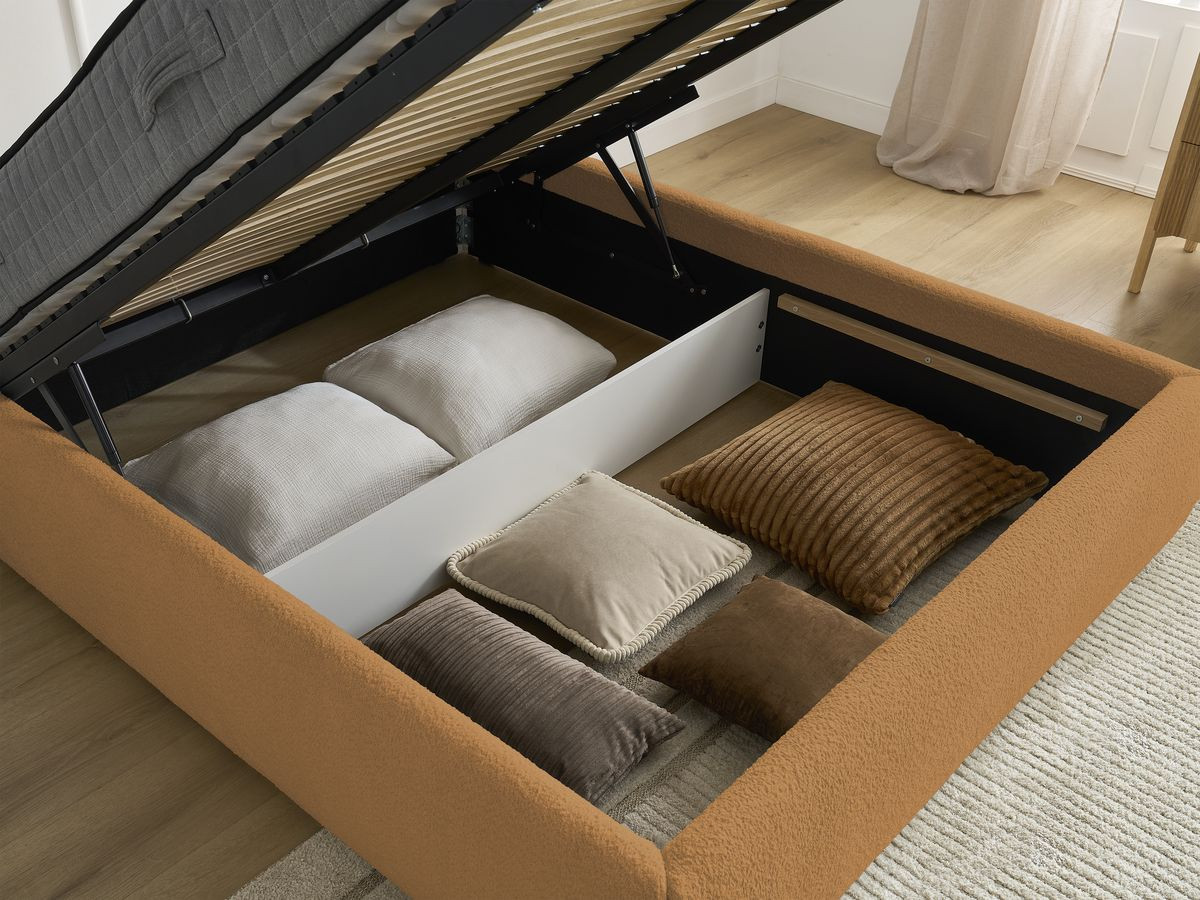 INERA opbergboxspring in badstof