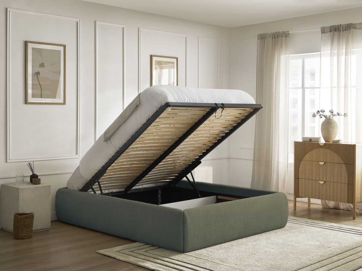 INERA opbergboxspring in badstof