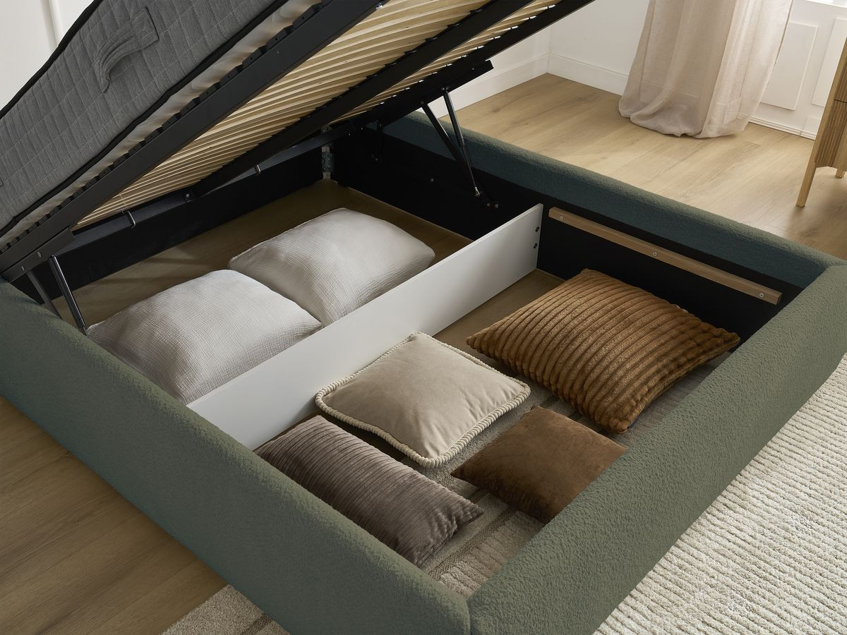INERA opbergboxspring in badstof
