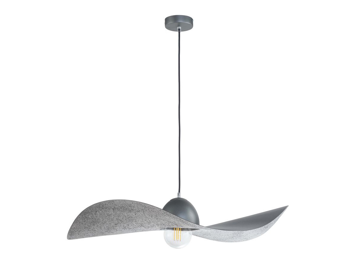 kiran stalen kroonluchter gekleurd grijs