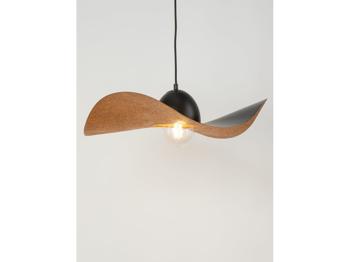 KIRAN tweekleurige zwarte stalen kroonluchter