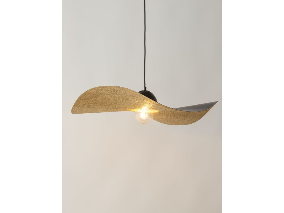 KIRAN tweekleurige zwarte stalen kroonluchter