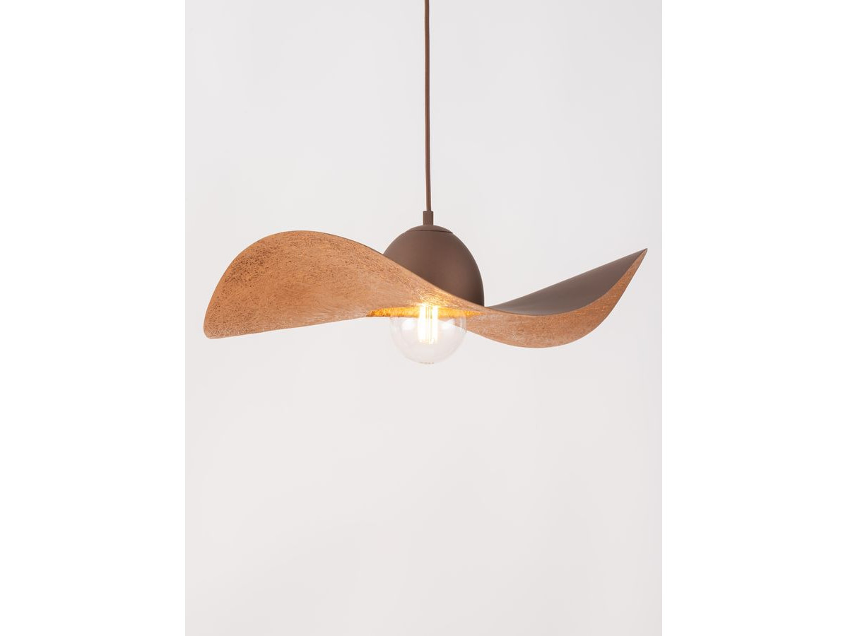 KIRAN tweekleurige bruine stalen kroonluchter